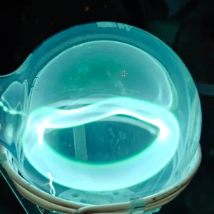 Praseodymium (Pr) glowing plasma discharge, photo 1 of 10