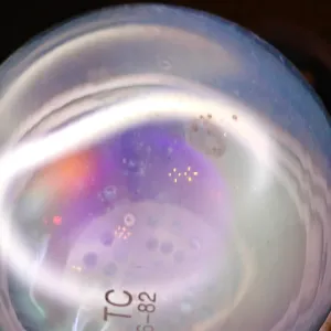 Caesium (Cs) glowing plasma discharge, photo 4 of 4