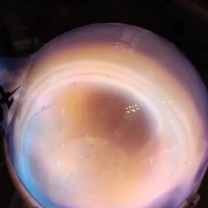 Potassium (K) glowing plasma discharge, photo 4 of 6