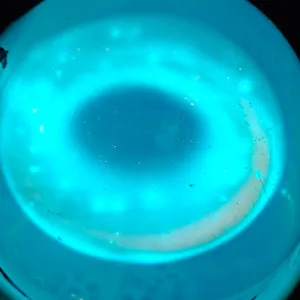 Aluminium (Al) glowing plasma discharge, photo 1 of 8