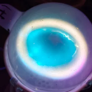 Aluminium (Al) glowing plasma discharge, photo 3 of 8