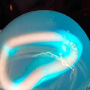 Aluminium (Al) glowing plasma discharge, photo 6 of 8