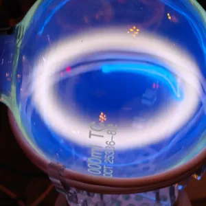 Iodine (I) glowing plasma discharge, photo 4 of 7