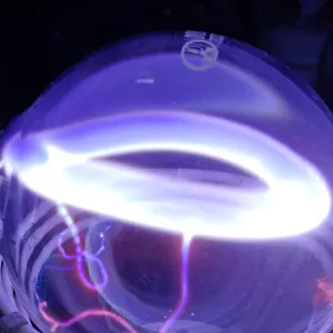 Dysprosium (Dy) glowing plasma discharge, photo 4 of 13
