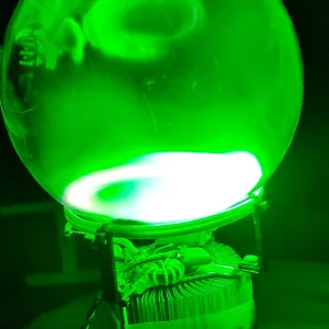 Thallium (Tl) glowing plasma discharge, photo 3 of 8