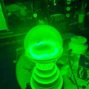 Ytterbium (Yb) glowing plasma discharge, photo 1 of 19