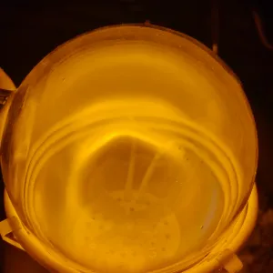 Sodium (Na) glowing plasma discharge, photo 5 of 16