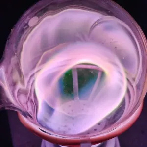 Barium (Ba) glowing plasma discharge, photo 3 of 8