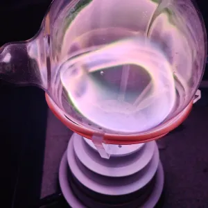 Barium (Ba) glowing plasma discharge, photo 7 of 8