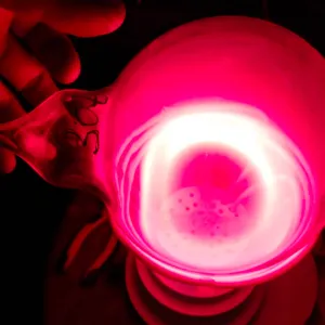 Lithium (Li) glowing plasma discharge, photo 3 of 8