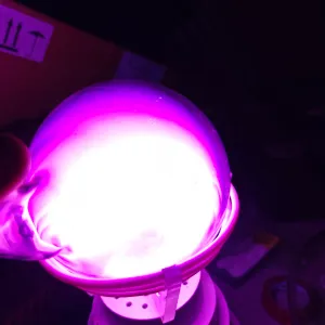 Strontium (Sr) glowing plasma discharge, photo 8 of 11