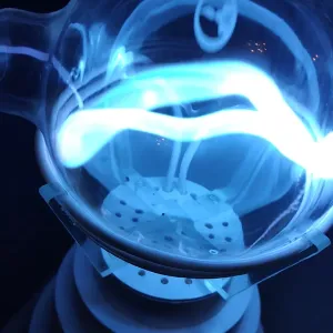 Tungsten (W) glowing plasma discharge, photo 5 of 10