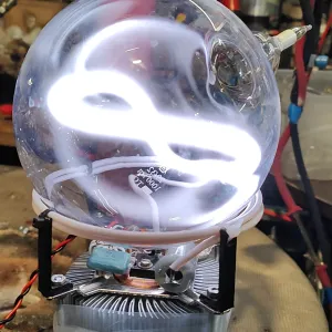 Xenon (Xe) glowing plasma discharge, photo 15 of 18
