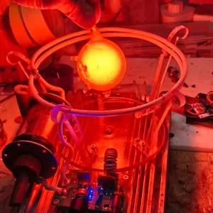 Neon (Ne) glowing plasma discharge, photo 14 of 18