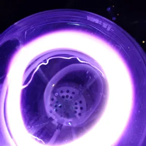 Holmium (Ho) glowing plasma discharge, photo 2 of 7