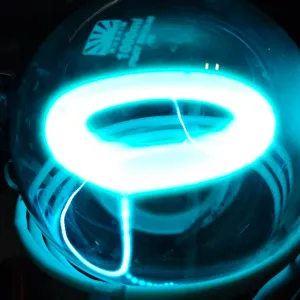 Titanium (Ti) glowing plasma discharge, photo 14 of 24