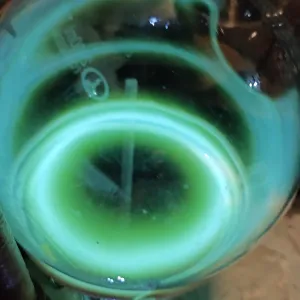 Fluorine (F) glowing plasma discharge, photo 4 of 9