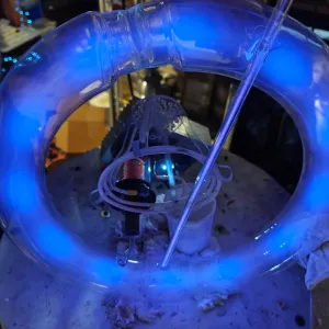 Xenon (Xe) glowing plasma discharge, photo 9 of 18