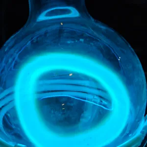 Titanium (Ti) glowing plasma discharge, photo 1 of 24
