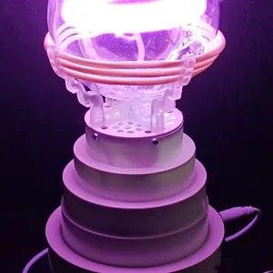Strontium (Sr) glowing plasma discharge, photo 11 of 11
