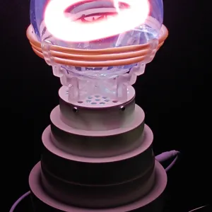 Scandium (Sc) glowing plasma discharge, photo 9 of 12