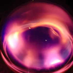 Calcium (Ca) glowing plasma discharge, photo 12 of 17