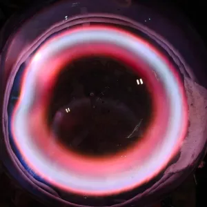 Scandium (Sc) glowing plasma discharge, photo 10 of 12