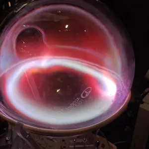 Scandium (Sc) glowing plasma discharge, photo 11 of 12
