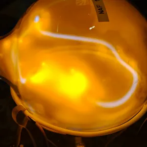 Sodium (Na) glowing plasma discharge, photo 15 of 16