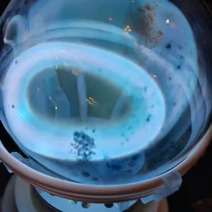 Rhenium (Re) glowing plasma discharge, photo 2 of 10