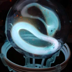 Rhenium (Re) glowing plasma discharge, photo 4 of 10