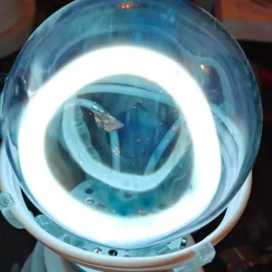 Rhenium (Re) glowing plasma discharge, photo 6 of 10