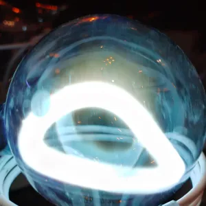 Rhenium (Re) glowing plasma discharge, photo 7 of 10