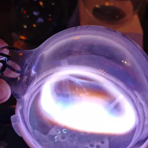 Neodymium (Nd) glowing plasma discharge, photo 7 of 12