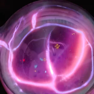 Dysprosium (Dy) glowing plasma discharge, photo 11 of 13
