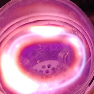 Dysprosium (Dy) glowing plasma discharge, photo 12 of 13
