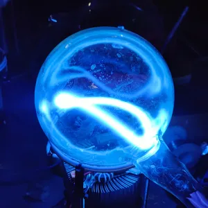 Tungsten (W) glowing plasma discharge, photo 9 of 10