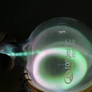 Molybdenum (Mo) glowing plasma discharge, photo 3 of 4