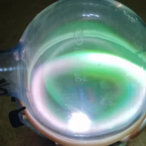Molybdenum (Mo) glowing plasma discharge, photo 4 of 4