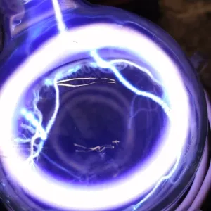 Cobalt (Co) glowing plasma discharge, photo 1 of 11