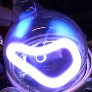 Cobalt (Co) glowing plasma discharge, photo 3 of 11