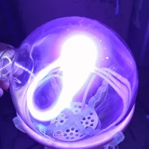 Cobalt (Co) glowing plasma discharge, photo 10 of 11