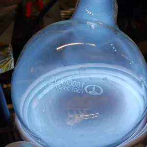 Chlorine (Cl) glowing plasma discharge, photo 6 of 8