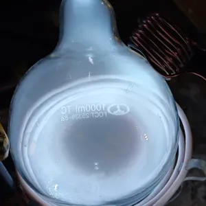 Chlorine (Cl) glowing plasma discharge, photo 7 of 8