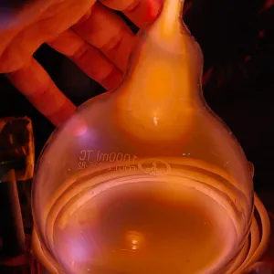 Nitrogen (N) glowing plasma discharge, photo 9 of 10