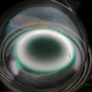 Tellurium (Te) glowing plasma discharge, photo 1 of 10