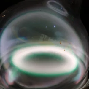 Tellurium (Te) glowing plasma discharge, photo 2 of 10
