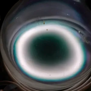 Tellurium (Te) glowing plasma discharge, photo 7 of 10