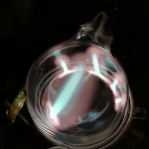 Tellurium (Te) glowing plasma discharge, photo 10 of 10
