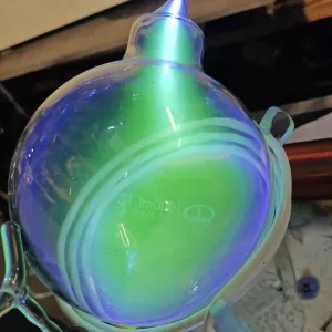 Fluorine (F) glowing plasma discharge, photo 8 of 9